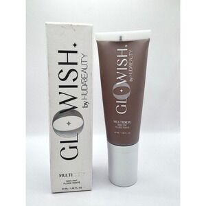 Huda Beauty GloWish Multidew Skin Tint 11 Deep NEW